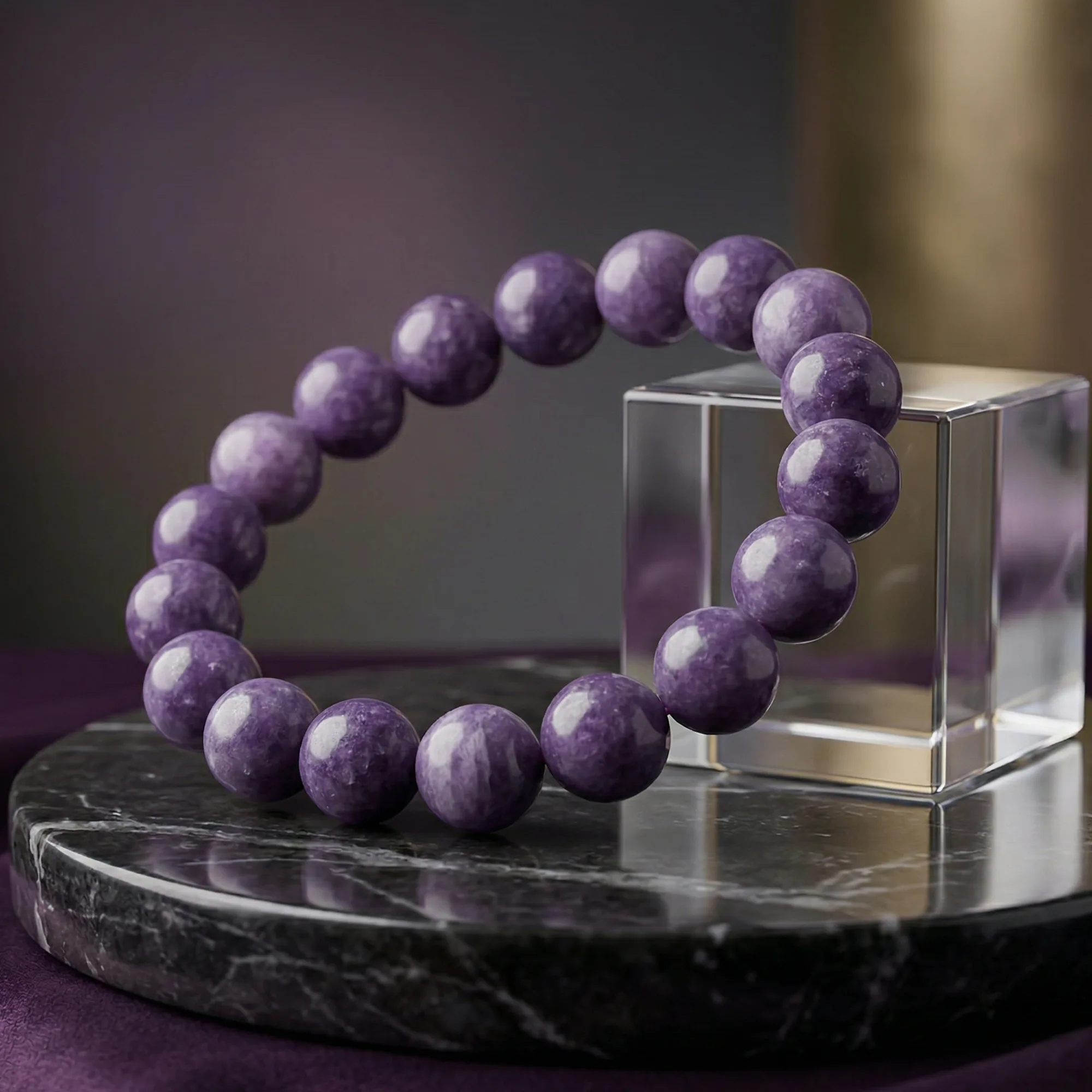 Aquamarine Crystal Bracelet