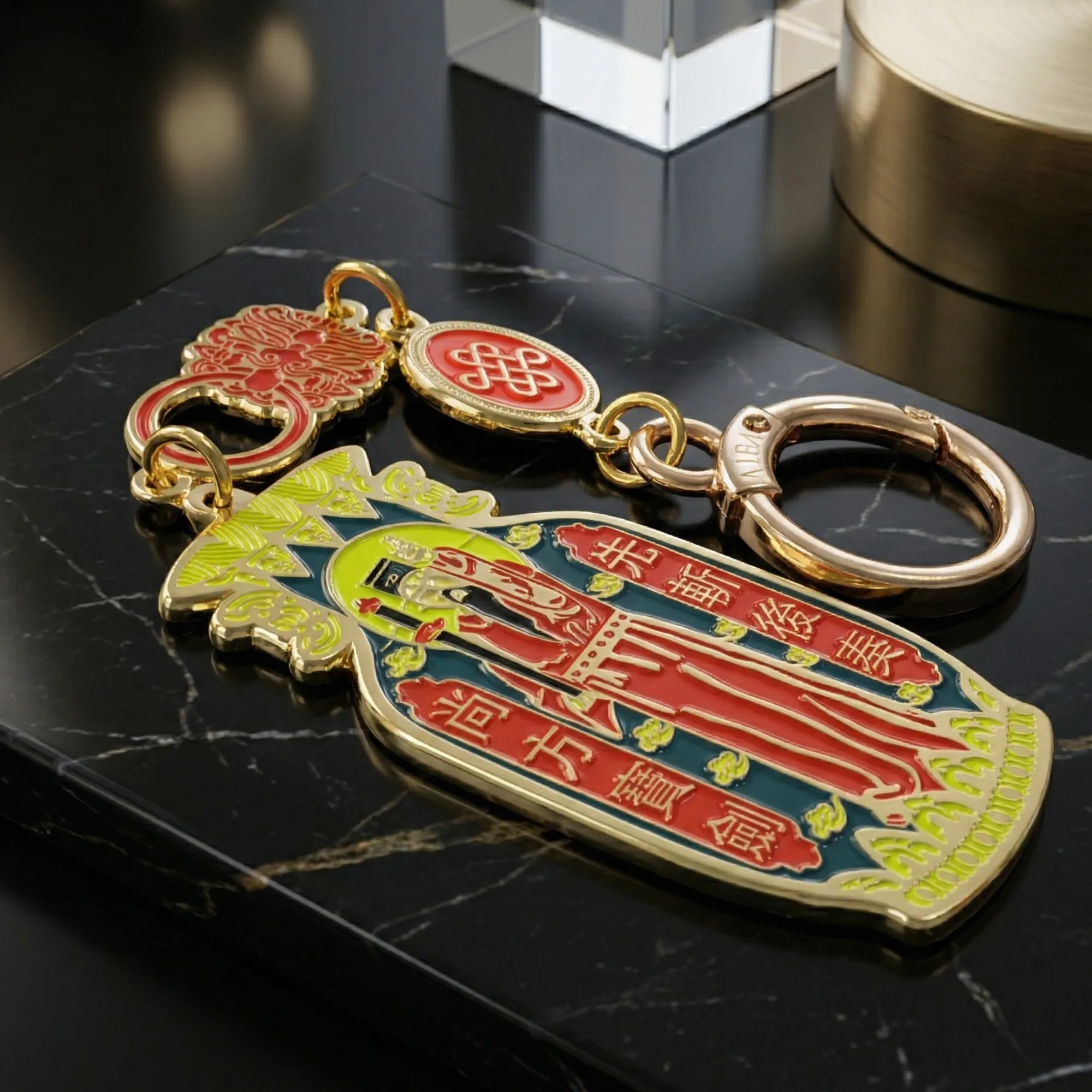 Justice Bao with Three Celestial Guardians Amulet