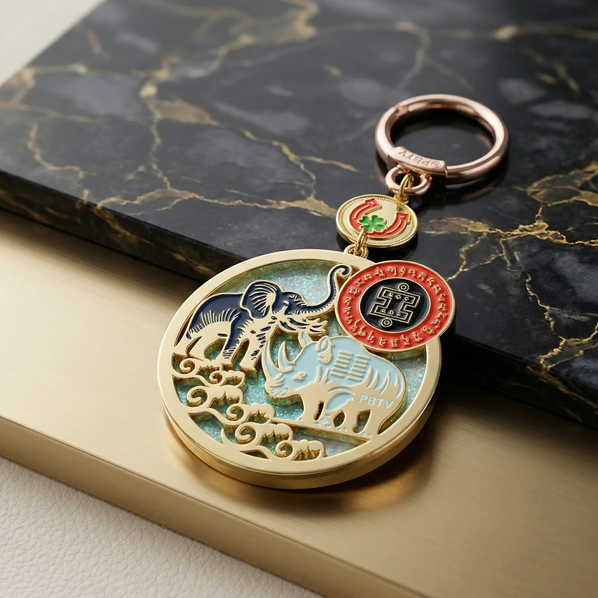 Royal Elephant and Cosmic Rhinoceros Amulet | Feng Shui by PakBet TV