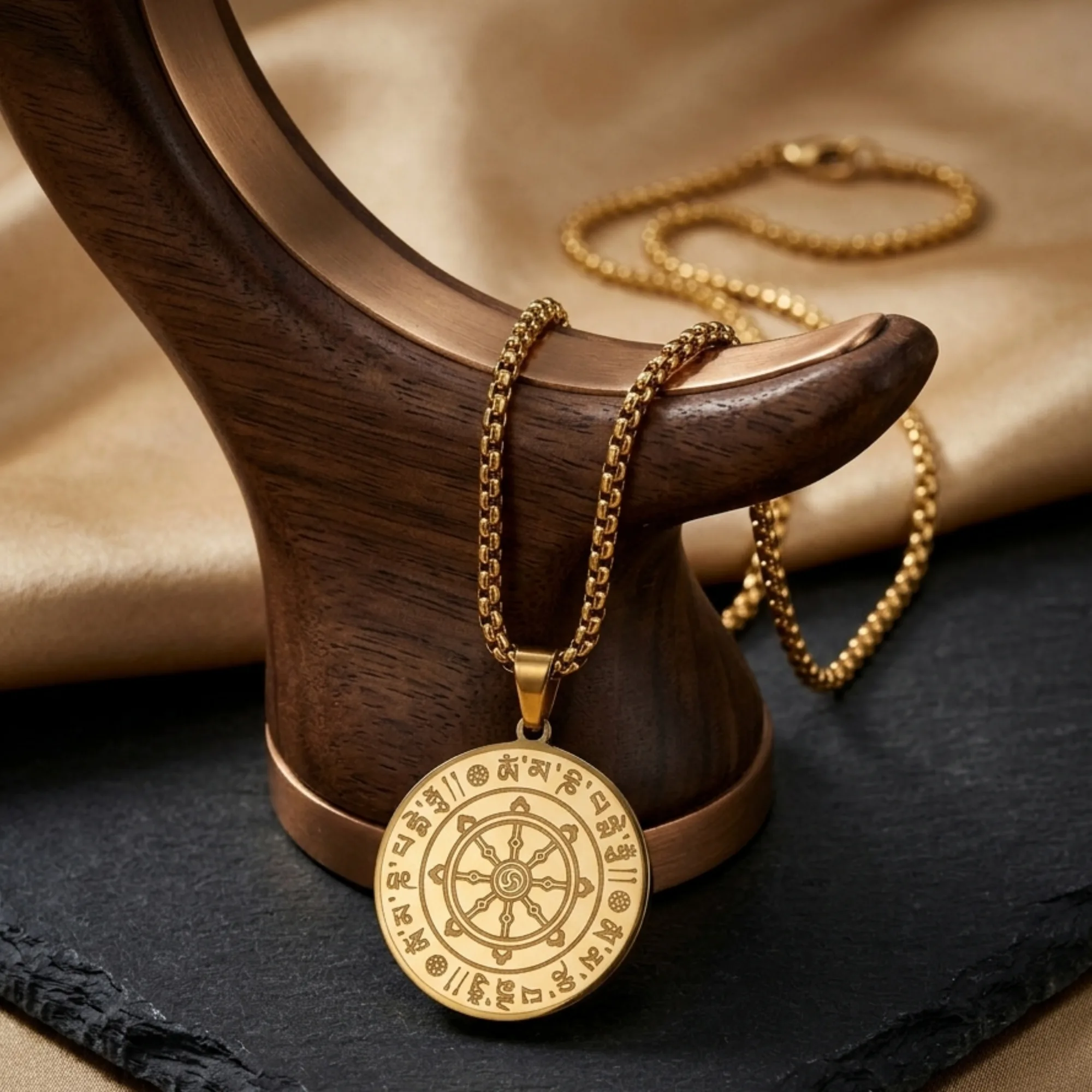 Protection Against 8 Kinds of Black Magic Medallion Pendant