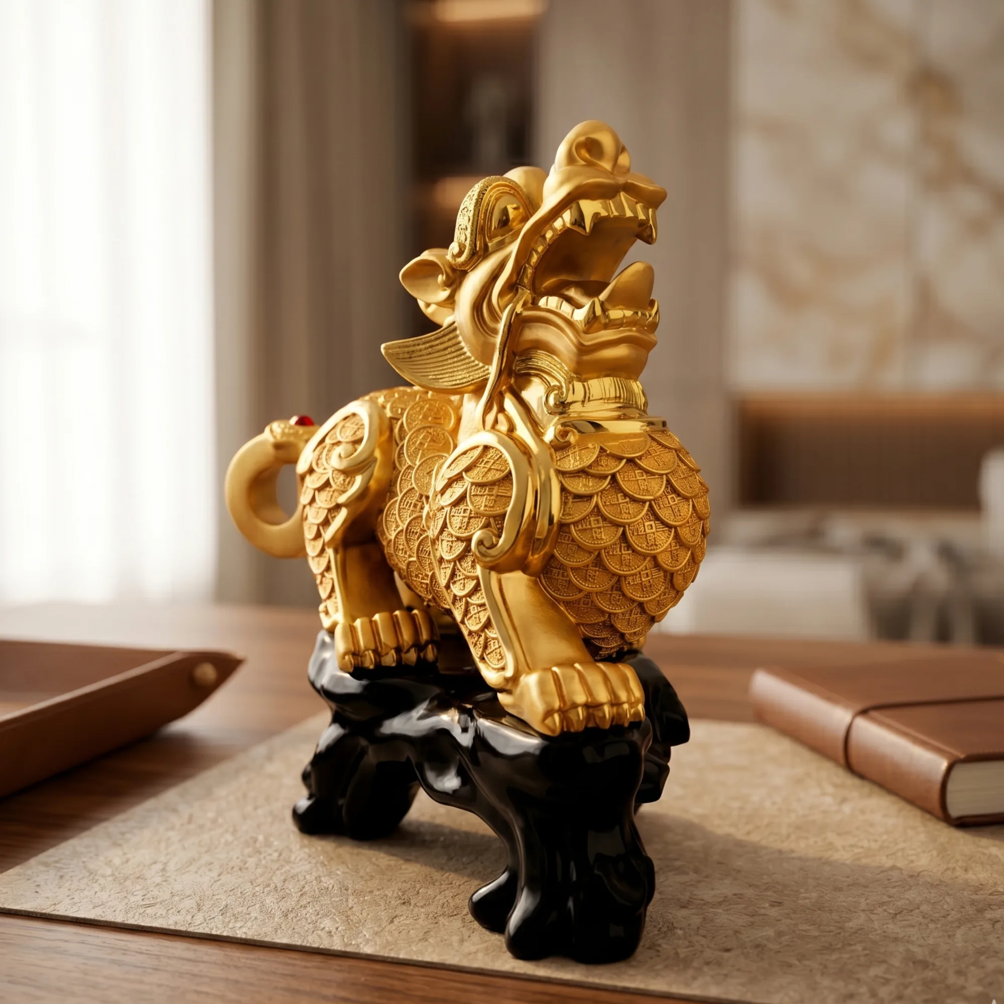 Wealth Attracting Pixiu Statue