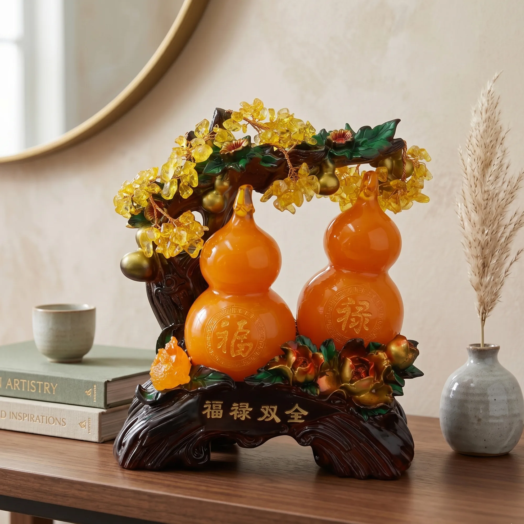 Wu Lous Under Citrine Wealth Tree