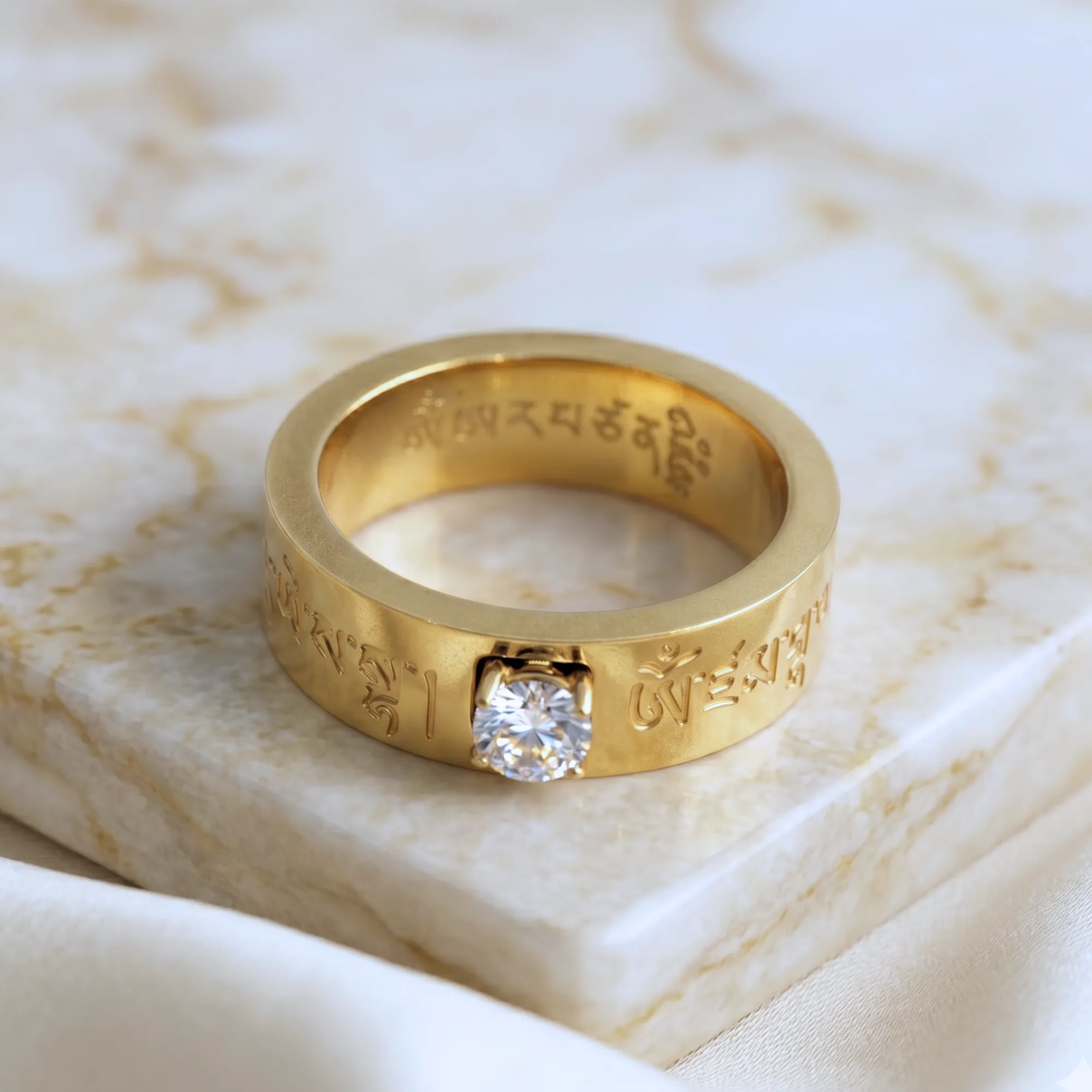 Wealth and Wisdom Gold Ring