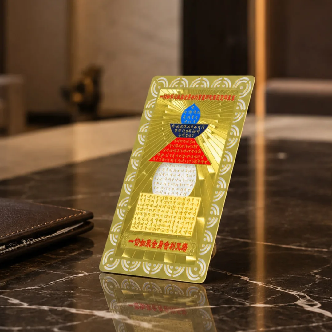 Five Element Pagoda Amulet Card
