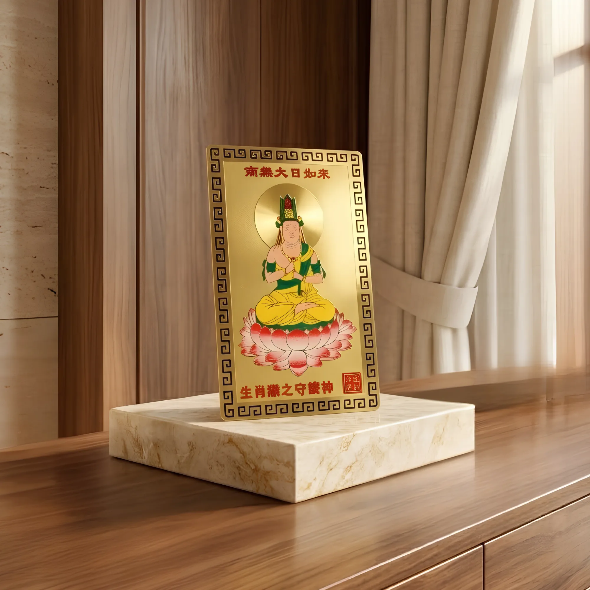 Year of the Monkey Talisman Card