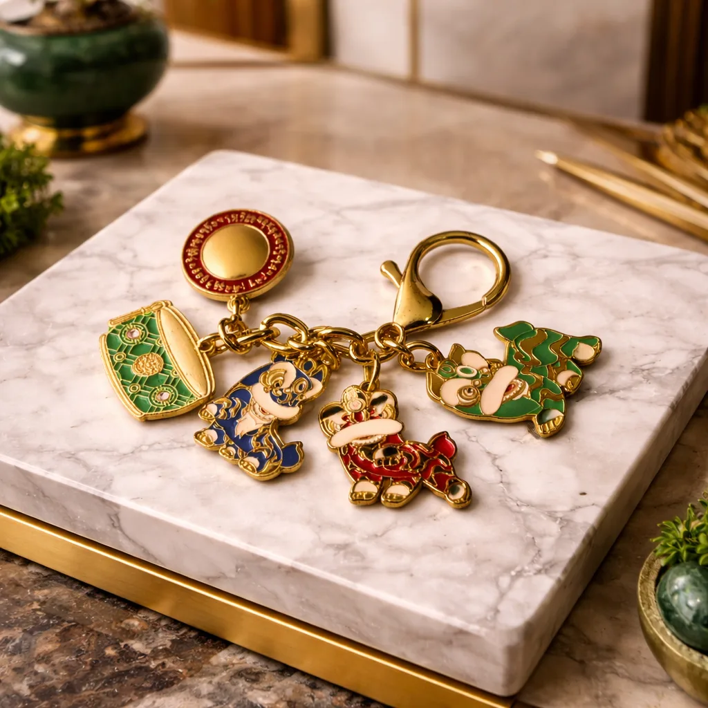 Feng Shui Trio of Lions Amulet