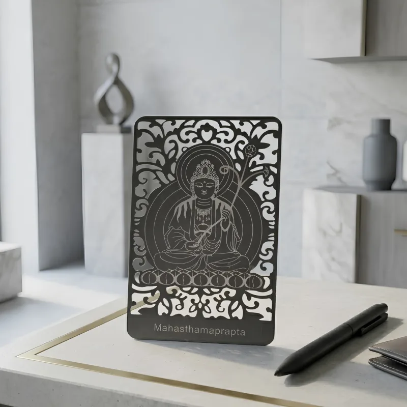 Mahasthamaprapta Metal Talisman Card