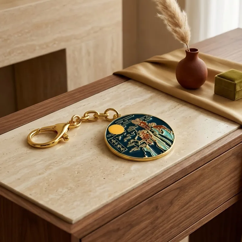 Three Sheep on a Mountain Amulet