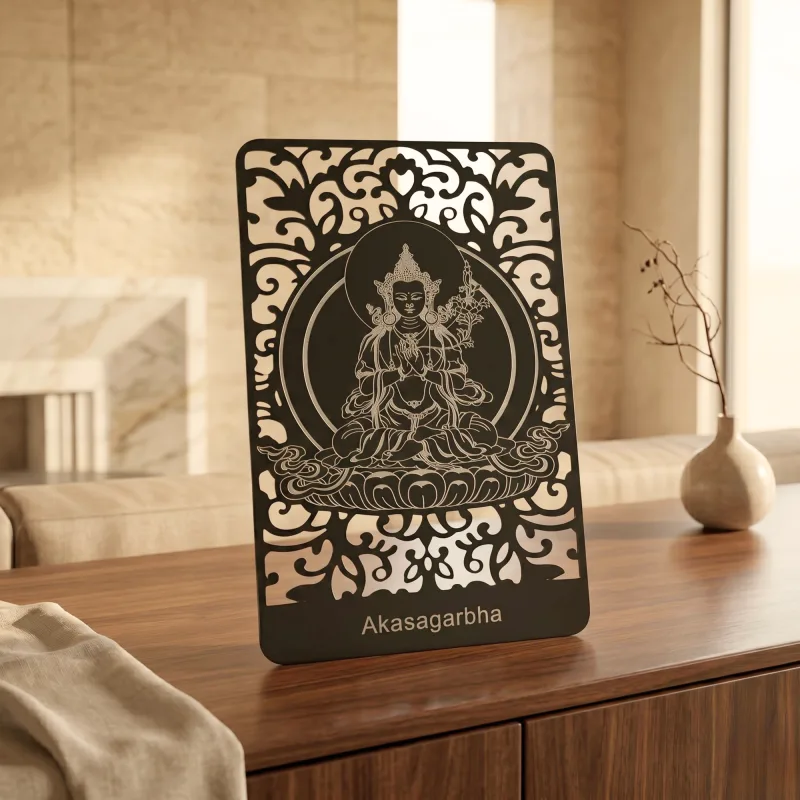 Akasagarbha Metal Talisman Card