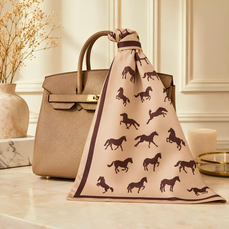 Yang Horse Silk Scarf