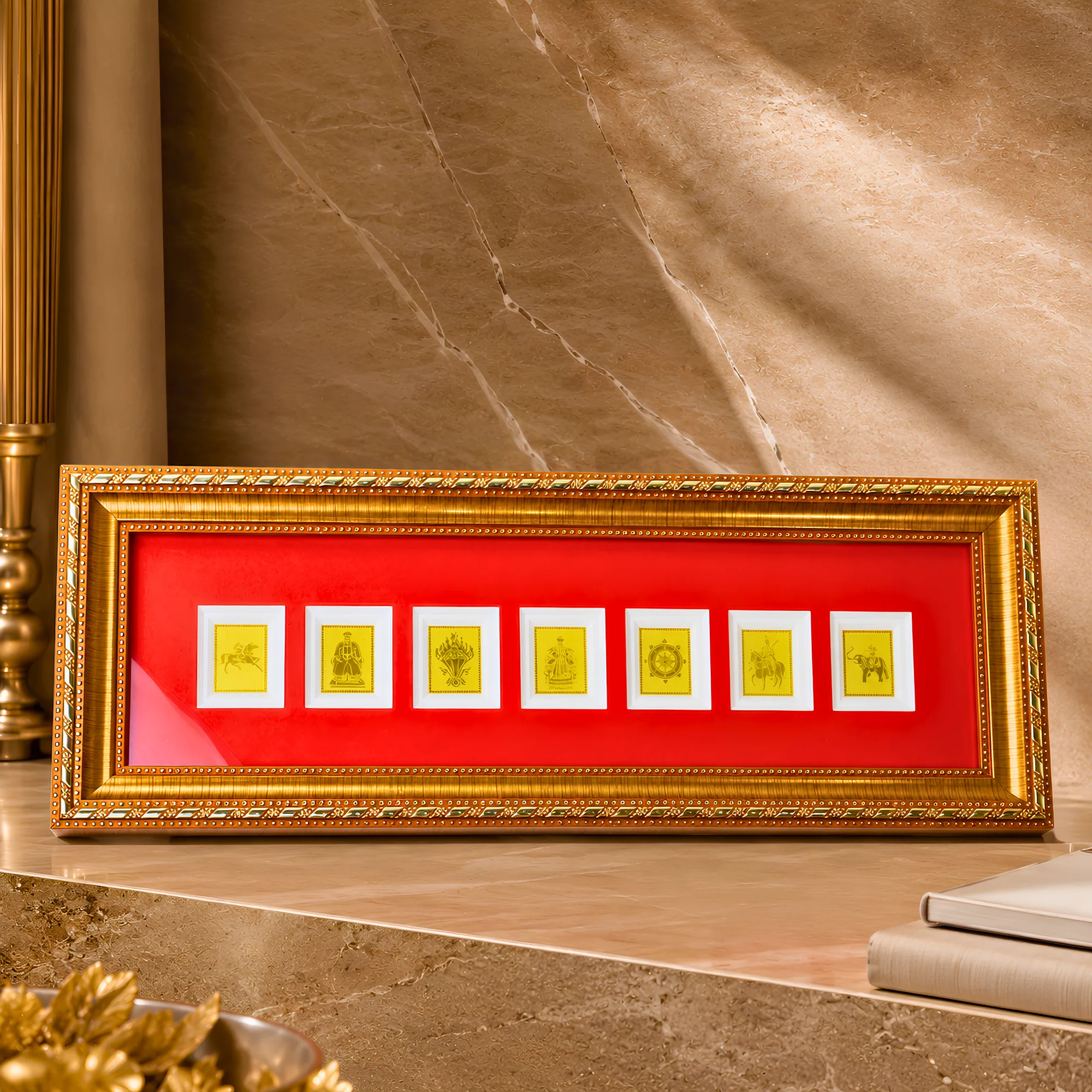 The Seven Royal Emblems Plaque
