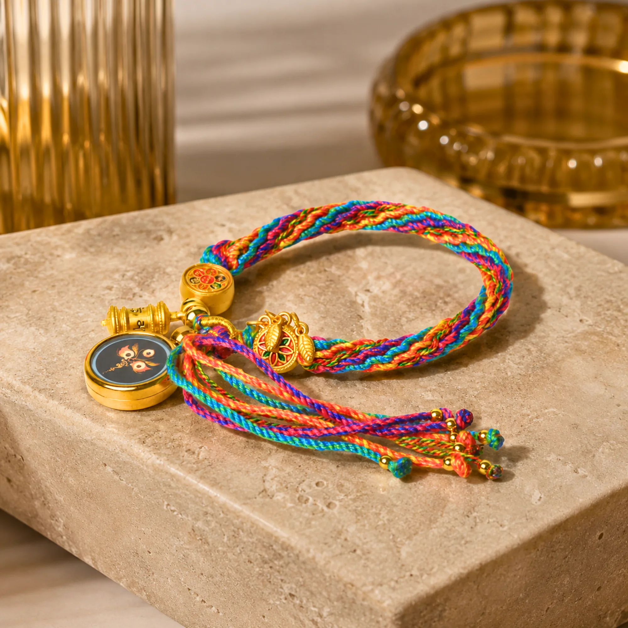 Obstacle Guardian Bracelet - black Jambhala