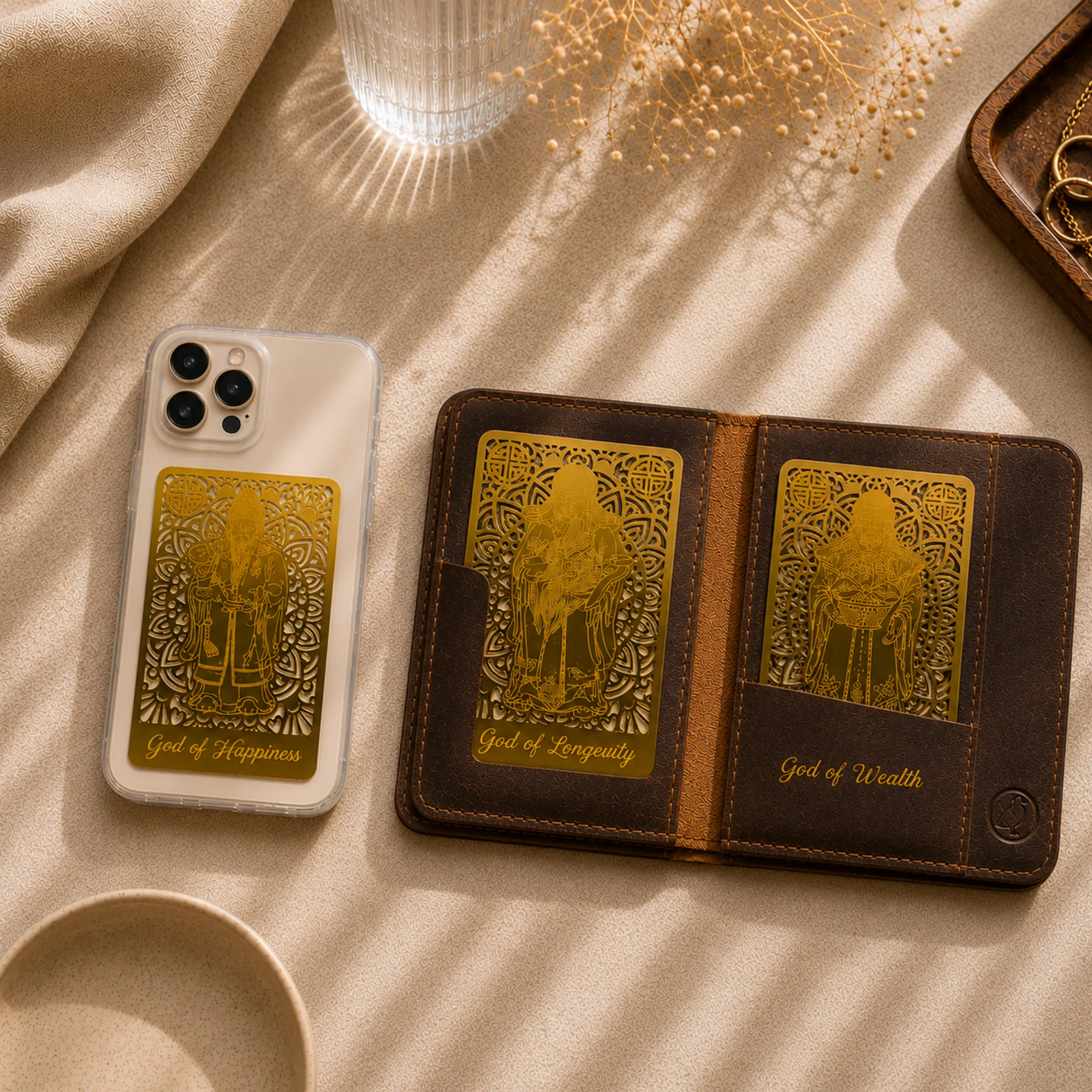 Three Star Gods Gold Cards Set