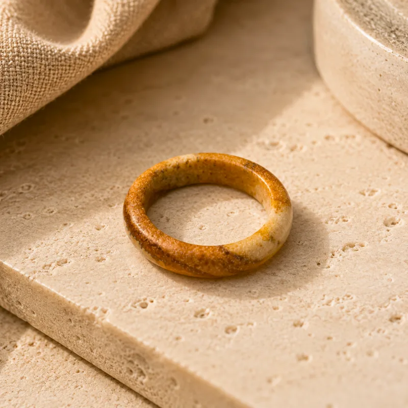 Natural Picture Jasper Ring