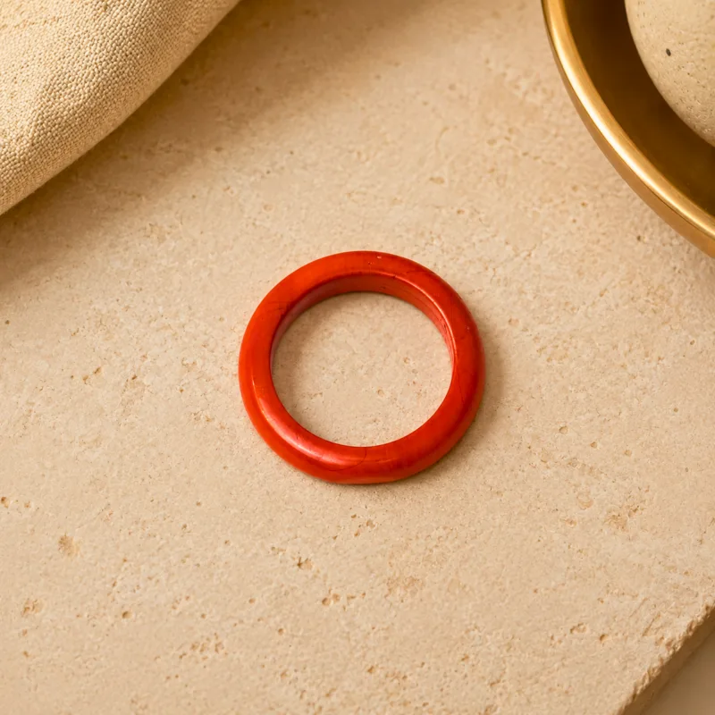 Natural Red Jasper Ring