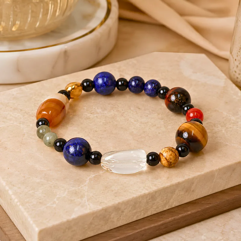 The Eight Planets Guardian Star Natural Stone Bracelet