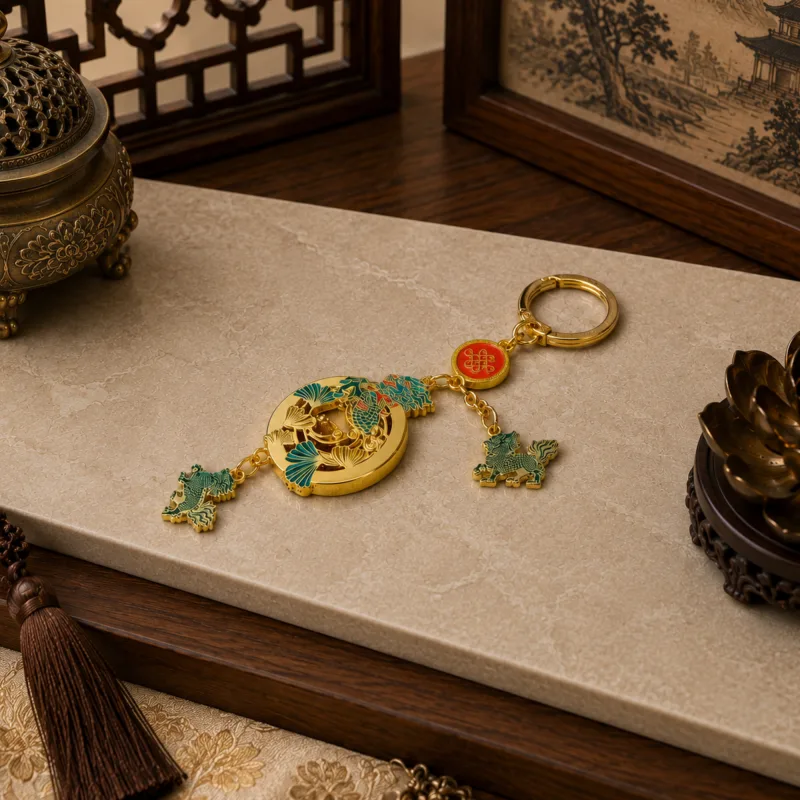 The Triumphant Triple Chi Lin Amulet