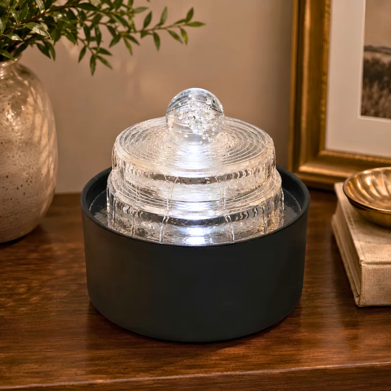Crystal Sphere Water Activator Fountain