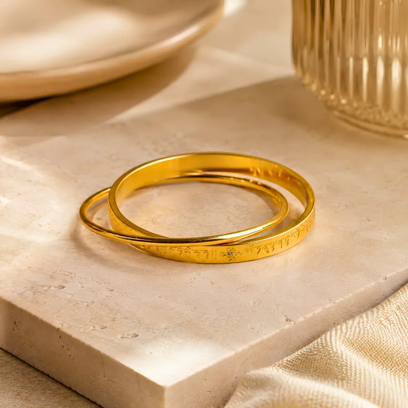 Mystic Knot With Anti Evil Eye Ultimate Mantra Bangles