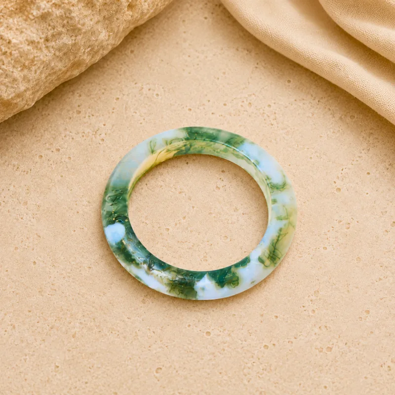 Natural India Agate Ring