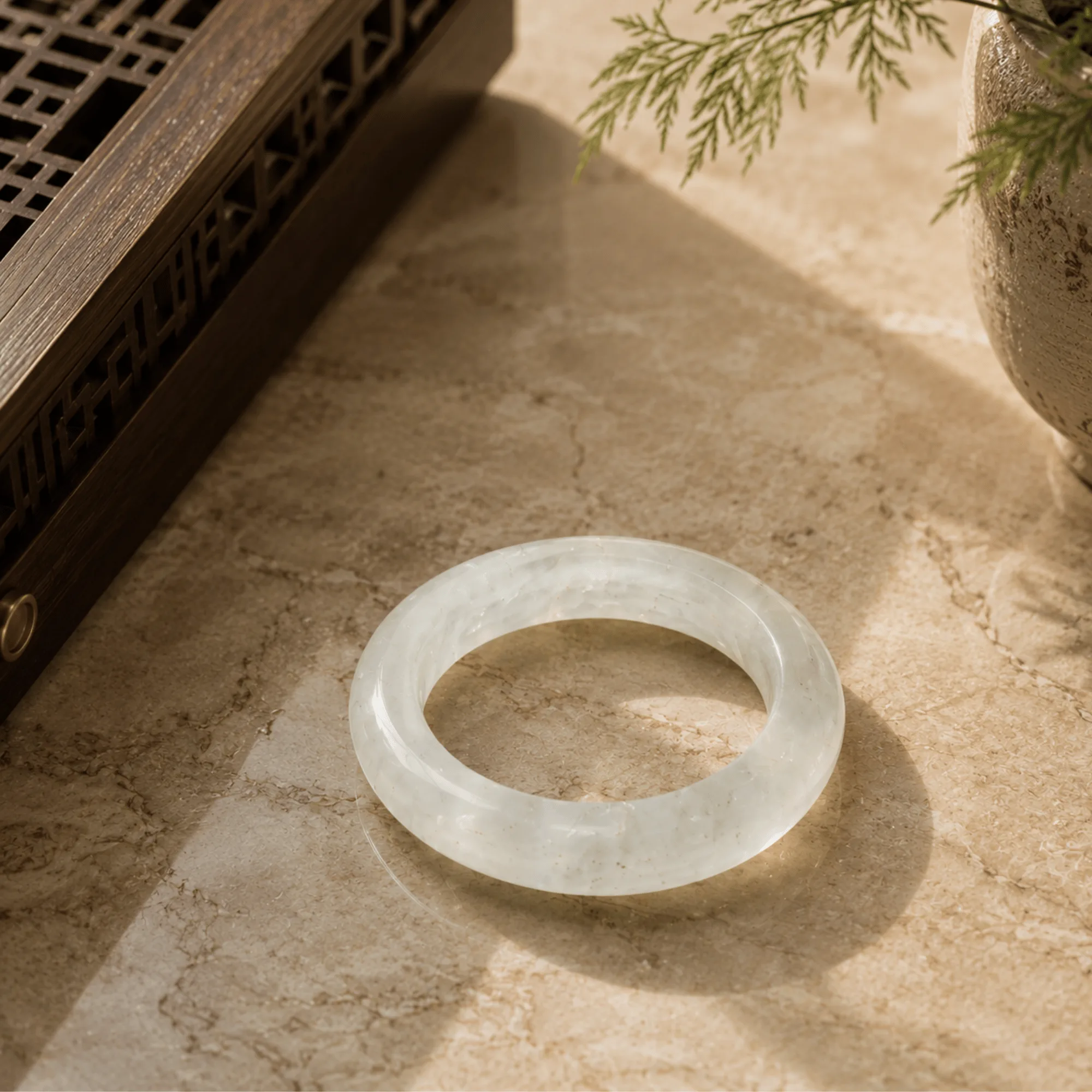 Natural Rock Quartz Ring