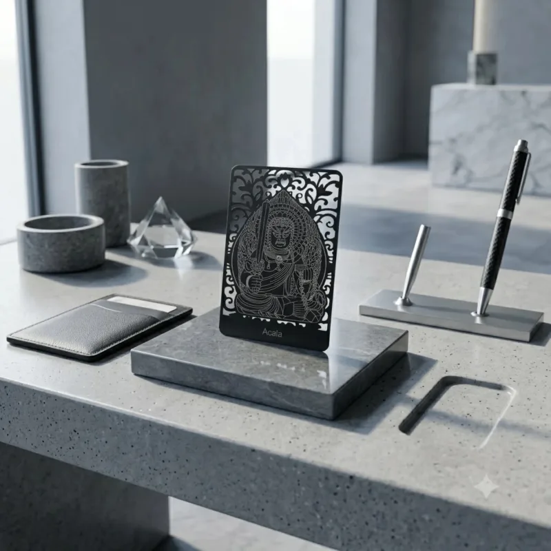 Acala Metal Talisman Card
