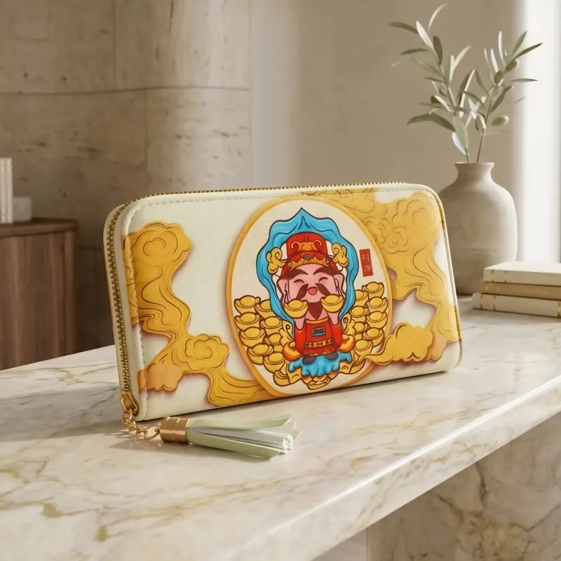 God of Wealth with Mantra Wallet