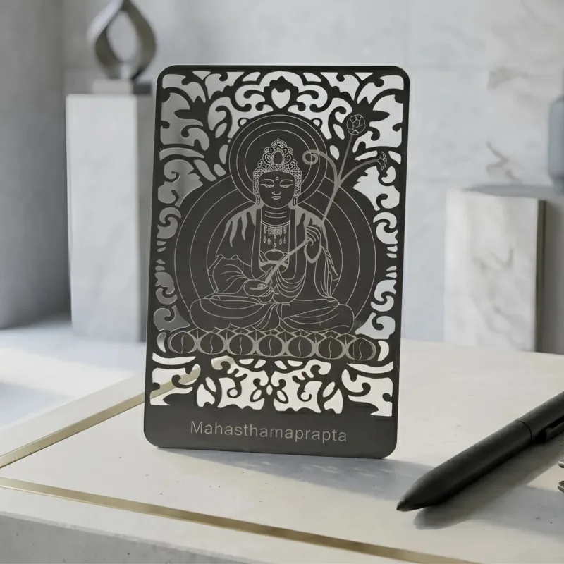 Mahasthamaprapta Metal Talisman Card