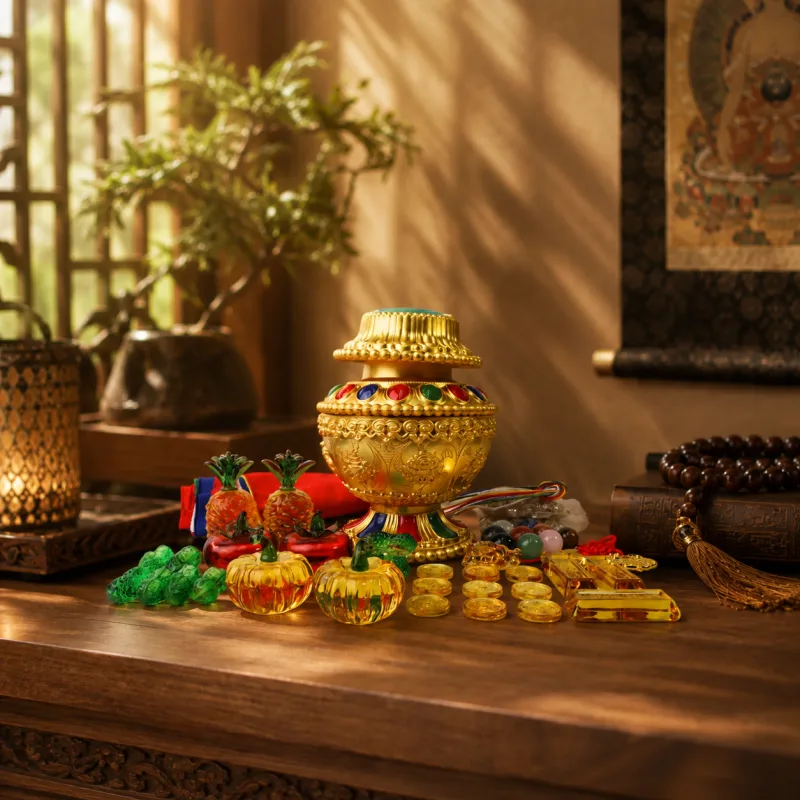 Ultimate Golden Treasure Vase